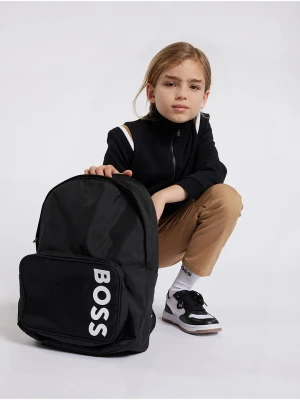 Hugo Boss Kids Spodnie chino w kolorze beżowym rozmiar: 164
