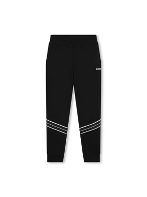 Hugo Boss Kids Spodnie dresowe w kolorze czarnym rozmiar: 128