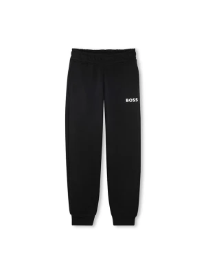 Hugo Boss Kids Spodnie dresowe w kolorze czarnym rozmiar: 152