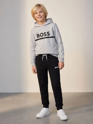 Hugo Boss Kids Spodnie dresowe w kolorze czarnym rozmiar: 152