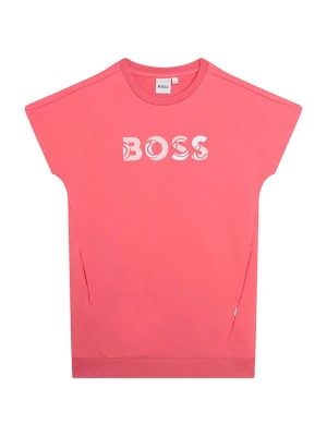 Hugo Boss Kids Sukienka w kolorze różowym rozmiar: 164
