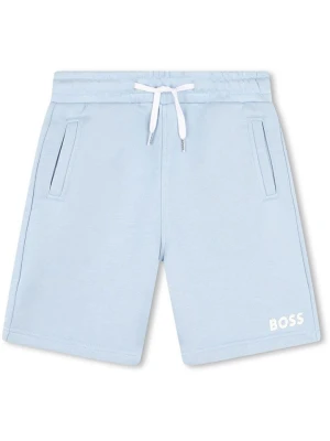 Hugo Boss Kids Szorty dresowe w kolorze błękitnym rozmiar: 140