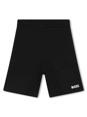 Hugo Boss Kids Szorty dresowe w kolorze czarnym rozmiar: 152
