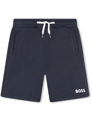 Hugo Boss Kids Szorty dresowe w kolorze granatowym rozmiar: 176