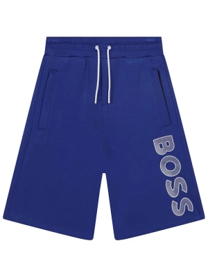 Hugo Boss Kids Szorty dresowe w kolorze niebieskim rozmiar: 164