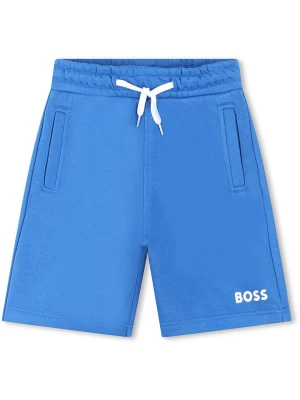 Hugo Boss Kids Szorty dresowe w kolorze niebieskim rozmiar: 152