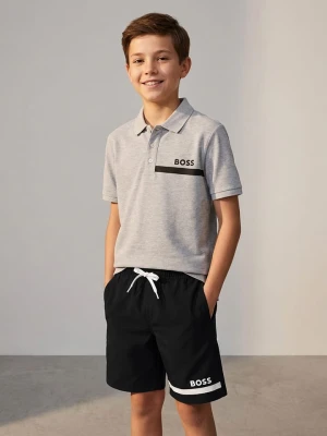 Hugo Boss Kids Szorty kąpielowe w kolorze czarnym rozmiar: 140