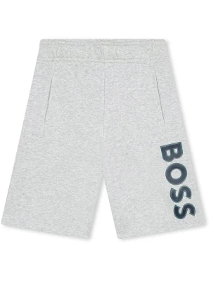 Hugo Boss Kids Szorty w kolorze szarym rozmiar: 164