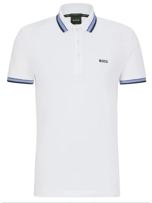 Hugo Boss Koszulka polo w kolorze białym rozmiar: L