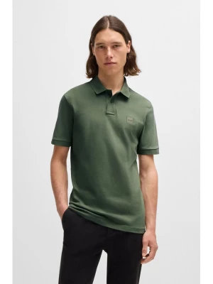 Hugo Boss Koszulka polo w kolorze zielonym rozmiar: M