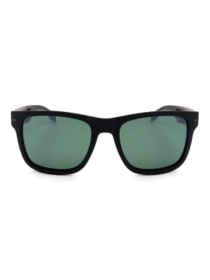 Hugo Boss Męskie okulary przeciwsłoneczne w kolorze czarno-zielonym rozmiar: 55