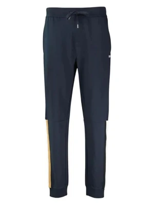 Hugo Boss Spodnie dresowe "Iconic" w kolorze granatowym rozmiar: XL