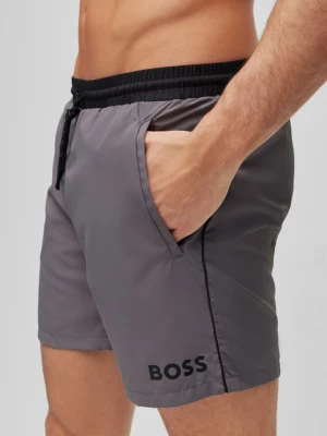 Hugo Boss Szorty kąpielowe w kolorze szarym rozmiar: S