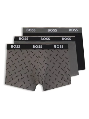 Hugo Boss Underwear Bokserki (3 pary) w kolorze czarno-szarym rozmiar: M