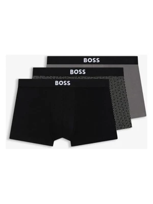 Hugo Boss Underwear Bokserki (3 pary) w kolorze czarnym i szarym rozmiar: M