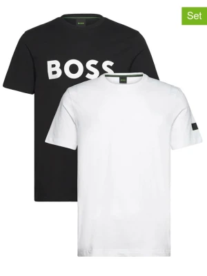 Hugo Boss Underwear Koszulki (2 szt.) w kolorze białym i czarnym rozmiar: XL
