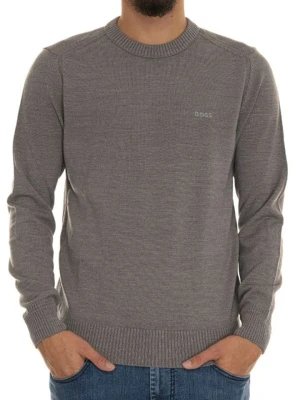 Hugo Boss Underwear Sweter "Avac" w kolorze szarym rozmiar: L