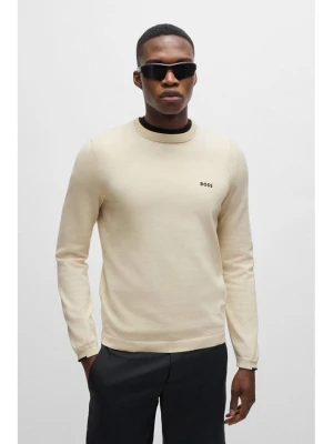 Hugo Boss Underwear Sweter w kolorze beżowym rozmiar: L