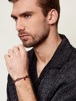 HUGO Bransoleta E-TORTOISESHELL-BRA