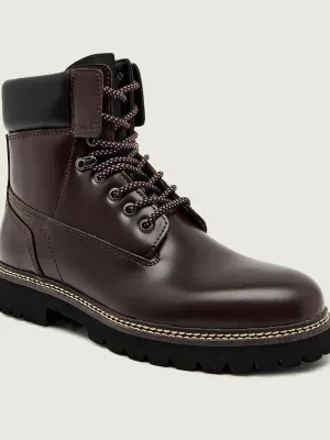 HUGO Buty wysokie Draven_halb_bo | z dodatkiem skóry