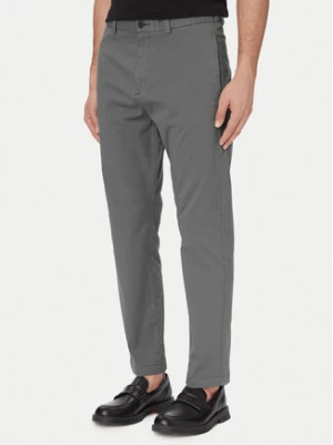 HUGO Chinosy David251D 50530886 Szary ciemny Slim Fit