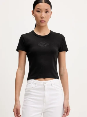 HUGO crop top damski bawełniany Delanor_4