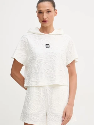 HUGO crop top damski z bawełną ZEB_top