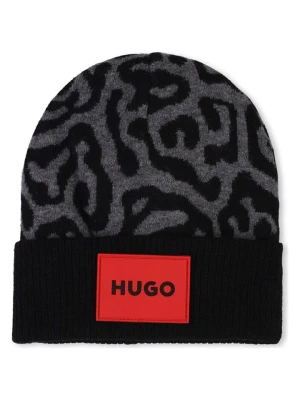 HUGO Czapka beanie w kolorze czarnym rozmiar: 158 / 164