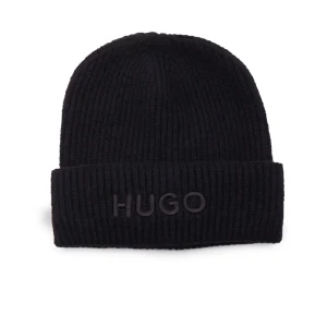HUGO Czapka Social | z dodatkiem wełny i kaszmiru
