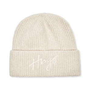 HUGO Czapka Socialy_Hat | z dodatkiem wełny i kaszmiru