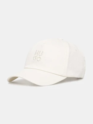 HUGO czapka z daszkiem damska bawełniana Asya