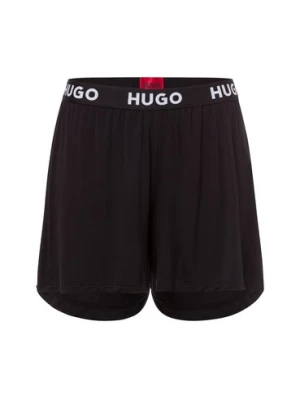 HUGO Damska bielizna nocna Kobiety wiskoza czarny jednolity,