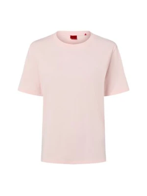 HUGO Damska koszulka do piżamy Kobiety Dżersej różowy jednolity,