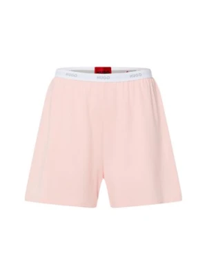HUGO Damska koszulka do piżamy Kobiety Dżersej różowy jednolity,