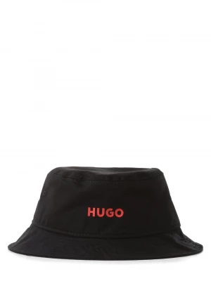 HUGO Damski bucket hat Kobiety Bawełna czarny jednolity, S/M