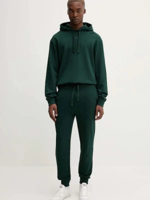 HUGO dres bawełniany kolor zielony 50492581