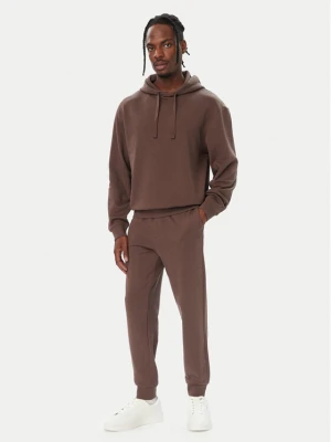 HUGO Dres DapoDayote 50492581 Brązowy ciemny Relaxed Fit