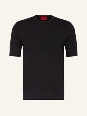 Hugo Dzianinowa Koszulka San Carl schwarz