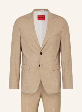 Hugo Garnitur Arti-Hesten Extra Slim Fit beige