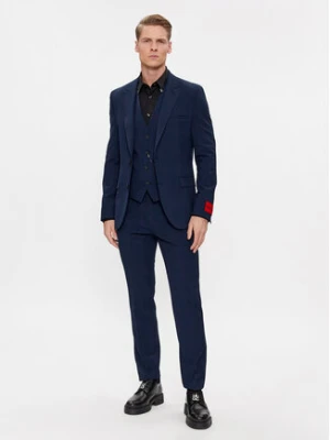 HUGO Garnitur Arti/Hesten241V1X 50509450 Granatowy Extra Slim Fit
