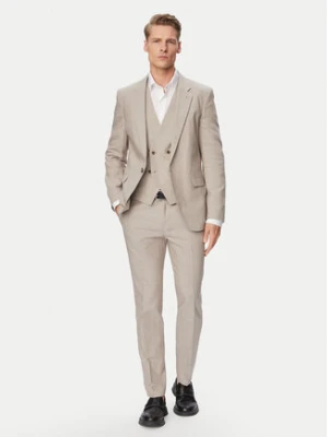 HUGO Garnitur Arti/Hesten242V1X 50559671 Beżowy Extra Slim Fit