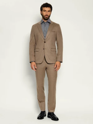 HUGO Garnitur Arti-Hesten253X | Extra slim fit | z dodatkiem wełny beżowy