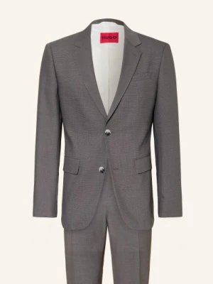Hugo Garnitur Henry-Getlin O Kroju Extra Slim Fit grau