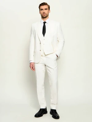 HUGO Garnitur Henry/Getlin242V2X | Slim Fit | z dodatkiem lnu