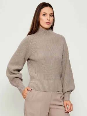 HUGO Golf Sorellasio | Loose fit | z dodatkiem wełny i kaszmiru