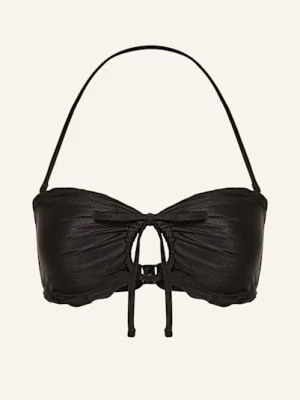 Hugo Góra Od Bikini Bandeau Ruffle schwarz