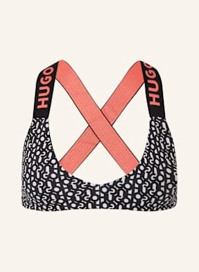 Hugo Góra Od Bikini Bralette Monogram weiss