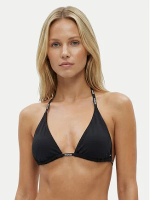HUGO Góra od bikini PURE TRIANGLE 50555596 Czarny