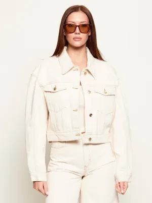 HUGO Jeansowa kurtka Gisolia | Relaxed fit