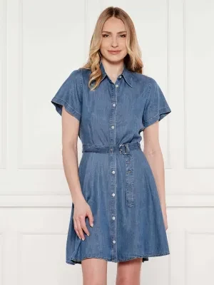 HUGO Jeansowa sukienka Kastami